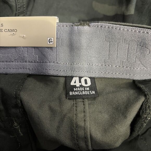 IRON Clothing Co Men's Stretch Twill Multi Pocket Camo Cargo Short Sz 40 NWT - Picture 7 of 7